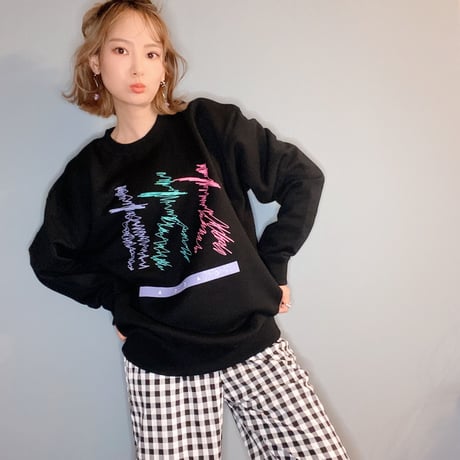 human スウェットBLACK"CACCA original"