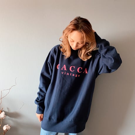 CACCALOGOすうぇっとネイビー"CACCA original"