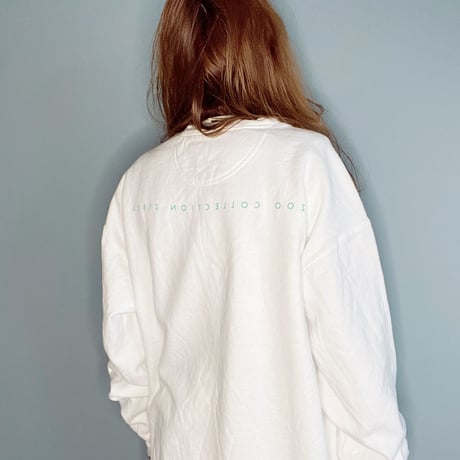オシャレzebraスウェット　White