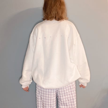 springhumanスウェットWhite"CACCA original"