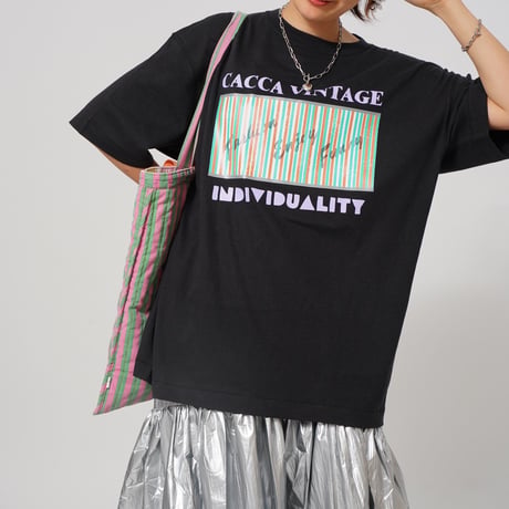 ブレンド ロゴTシャツBLACK"CACCAoriginal"