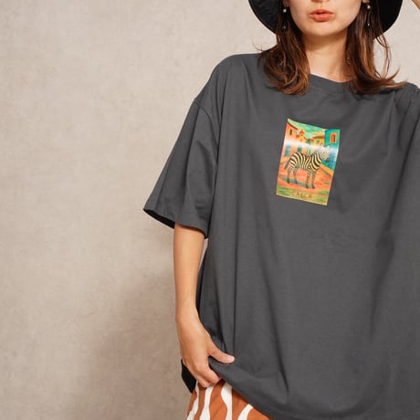 zebra art T-shirt"CACCA original"
