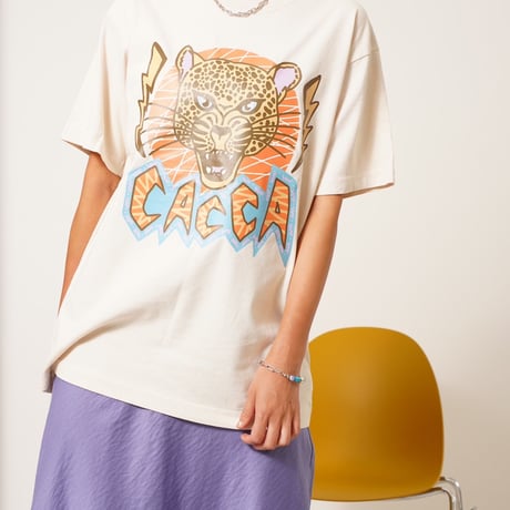 Tiger T-shirt natural "CACCA original"