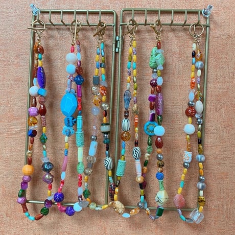 colorful necklace "handmade"
