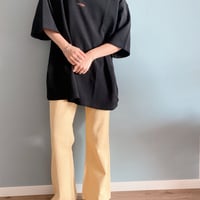 ウォッシュセミフレアパンツyellow"CACCA select"