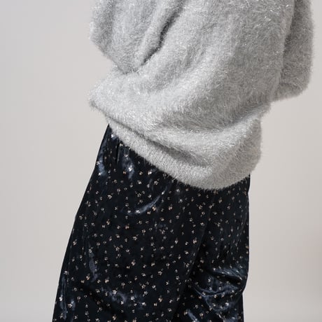 花柄ベロアpants"CACCA select"