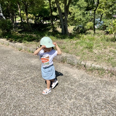 CACCA mini  animal柄Tシャツ　White