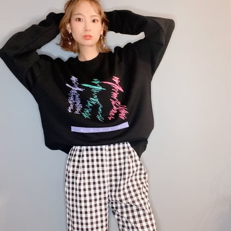 human スウェットBLACK"CACCA original"