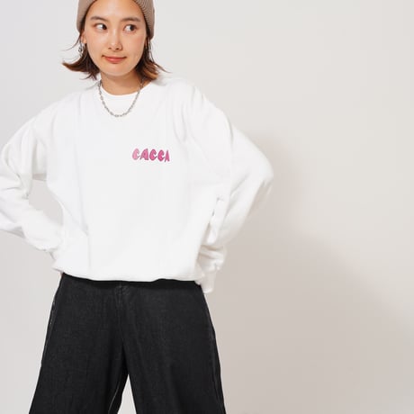zebra flag sweat White"CACCA original"