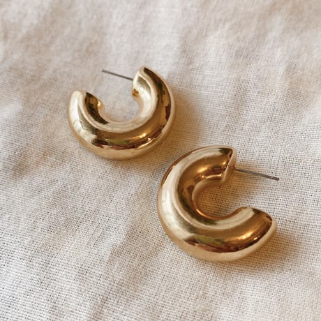 simple BIG pierce gold or silver