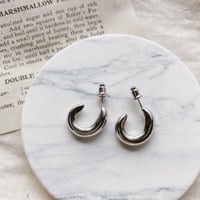 silver simple pierce