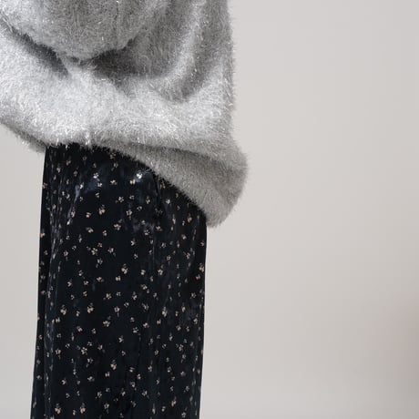 花柄ベロアpants"CACCA select"