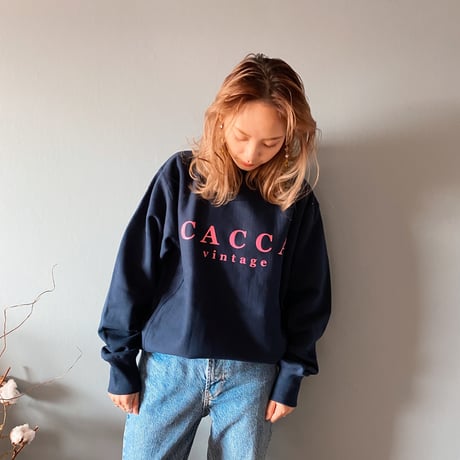 CACCALOGOすうぇっとネイビー"CACCA original"