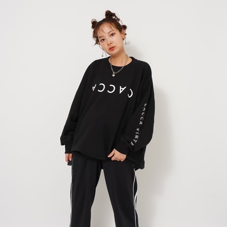 CACCAロゴbigスウェットブラック"original"