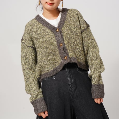 リバーシブルニットカーディガン"CACCAselect"