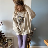 zebraオーバーサイズスウェット♡beige"CACCA original"