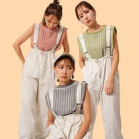 麻ショート丈ニット"CACCA select"