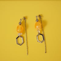 yellow silver pierce