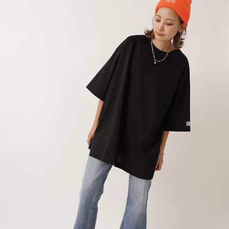 【日本製】simpleタグBIGTシャツBLACK"CACCA original"