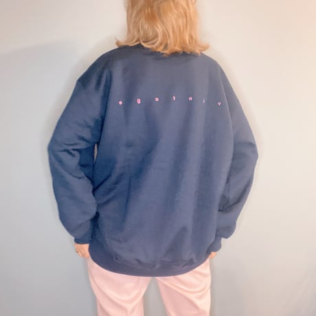 human スウェットNAVY"CACCA original"