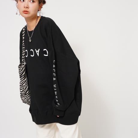 CACCAロゴbigスウェットブラック"original"