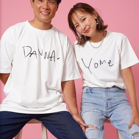 旦那Tシャツ　White"CACCA  original"
