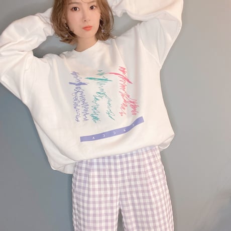 springhumanスウェットWhite"CACCA original"