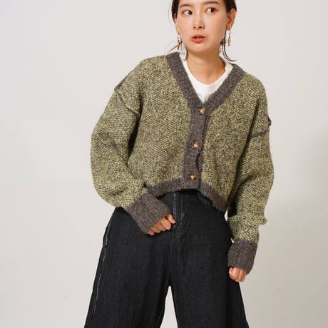 デニムペイントカーブパンツ"CACCA select"