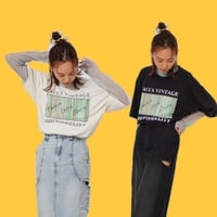 サイドカットデニムスカート"CACCA select"