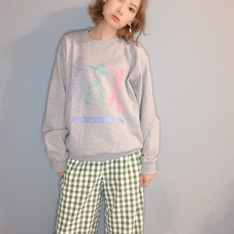 human スウェットgray "CACCA original"