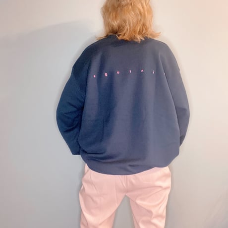 human スウェットNAVY"CACCA original"