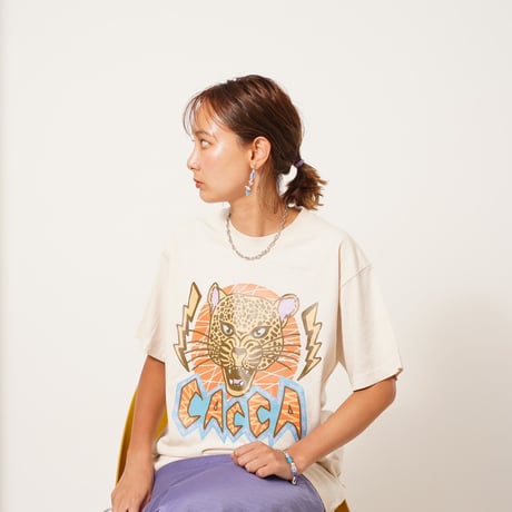 Tiger T-shirt natural "CACCA original"