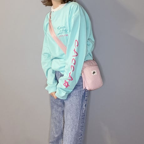 fashion is fun ロンTエメラルド"CACCA original"