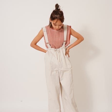 麻ショート丈ニット"CACCA select"