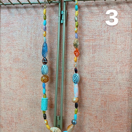 colorful necklace "handmade"