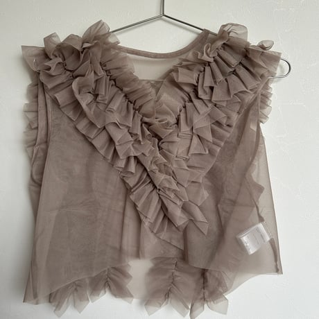 see-throughフリルtops"CACCA select"