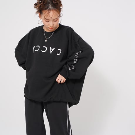 CACCAロゴbigスウェットブラック"original"
