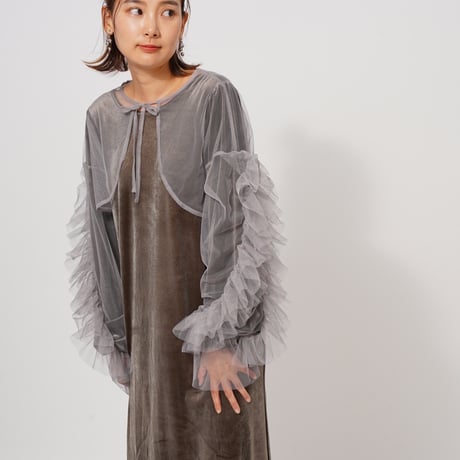 シースルーチュールボレロ　"CACCAselect"