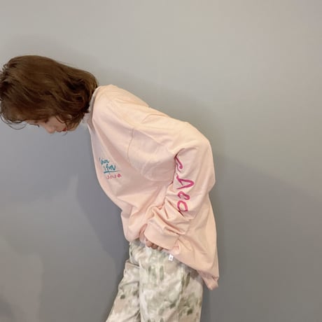fashion is fan ロンTオフピンク"CACCA original"