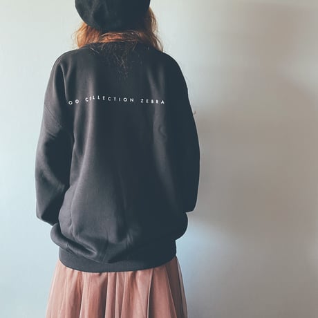 zebra スウェットBLACK "CACCA original"