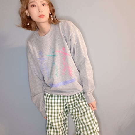 human スウェットgray "CACCA original"