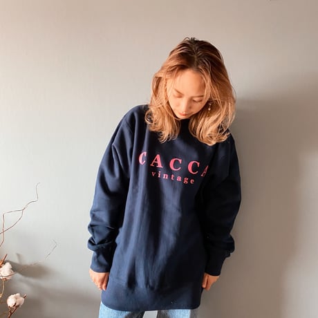 CACCALOGOすうぇっとネイビー"CACCA original"
