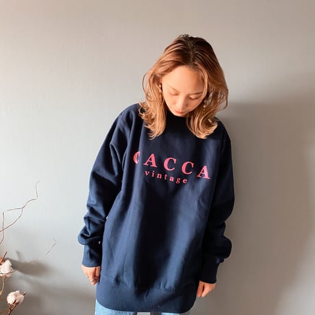 CACCALOGOすうぇっとネイビー"CACCA original"
