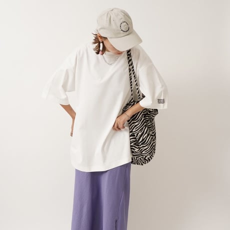 【日本製】simpleタグBIGTシャツWhite"CACCA original"