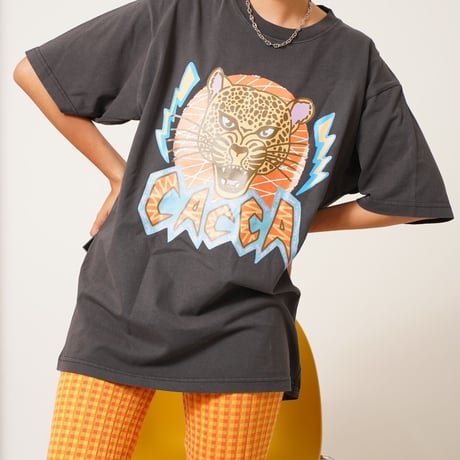 Tiger T- shirt BLACK"CACCA original"