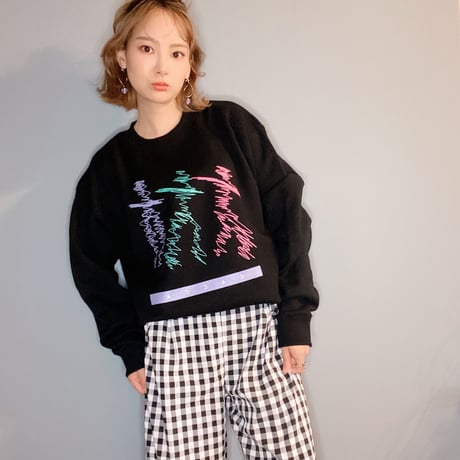 human スウェットBLACK"CACCA original"