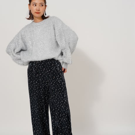 花柄ベロアpants"CACCA select"