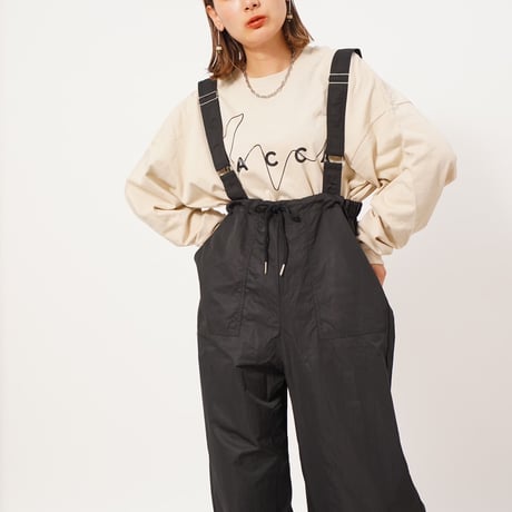 CACCAロゴロングTシャツbeige"CACCA original"