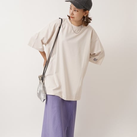 【日本製】simpleタグBIGTシャツbeige"CACCA original"