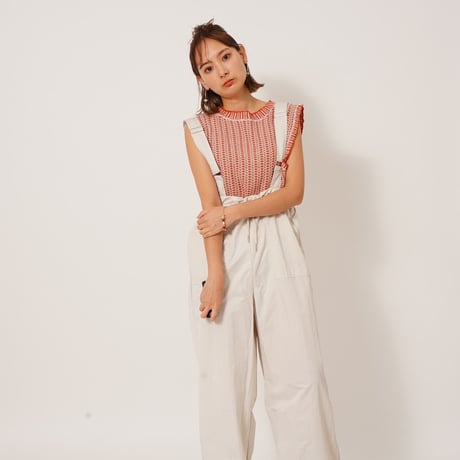麻ショート丈ニット"CACCA select"